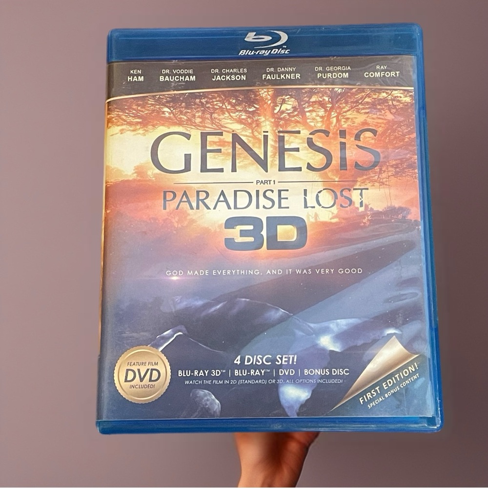 Genesis: Paradise Lost 3D Blu-ray 4 Disc Feature Film & Commentary 1st Edition